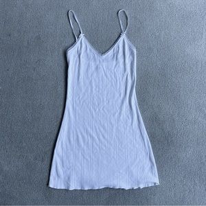 Coucou Cami Slip Dress in Pointelle